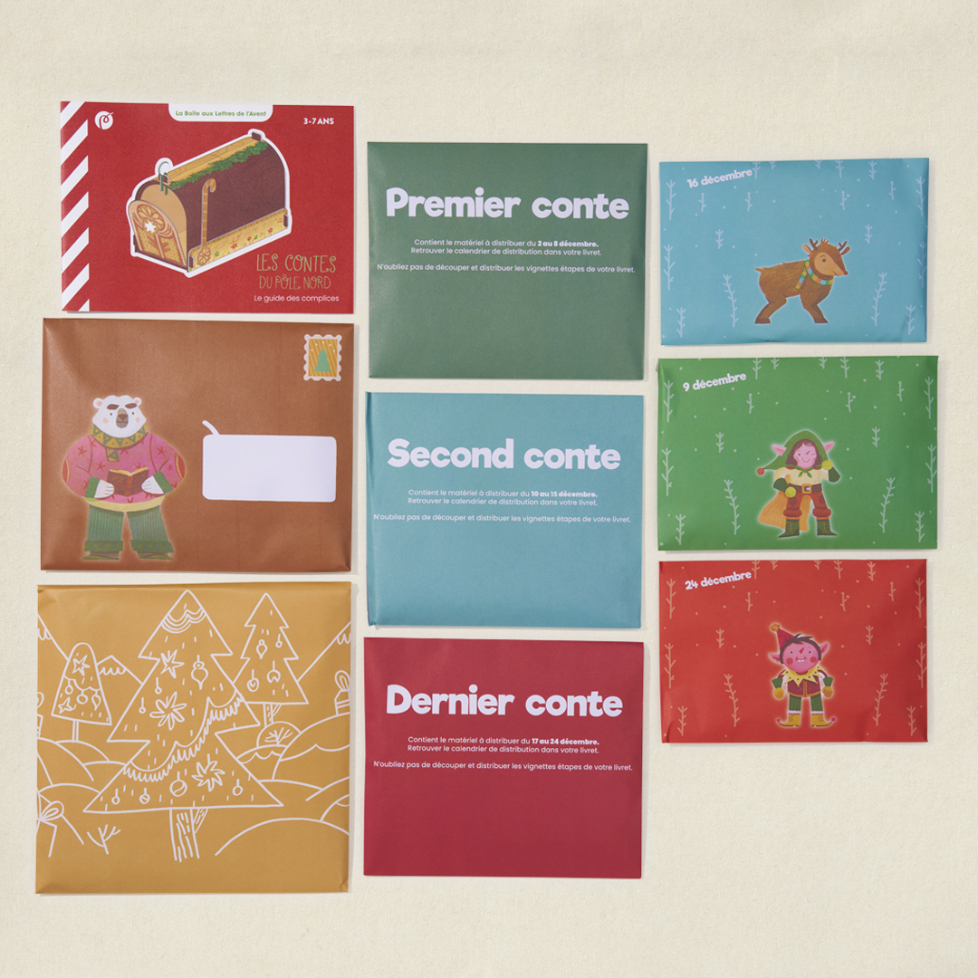 Boîte aux Lettres de l'Avent 3-7 ans